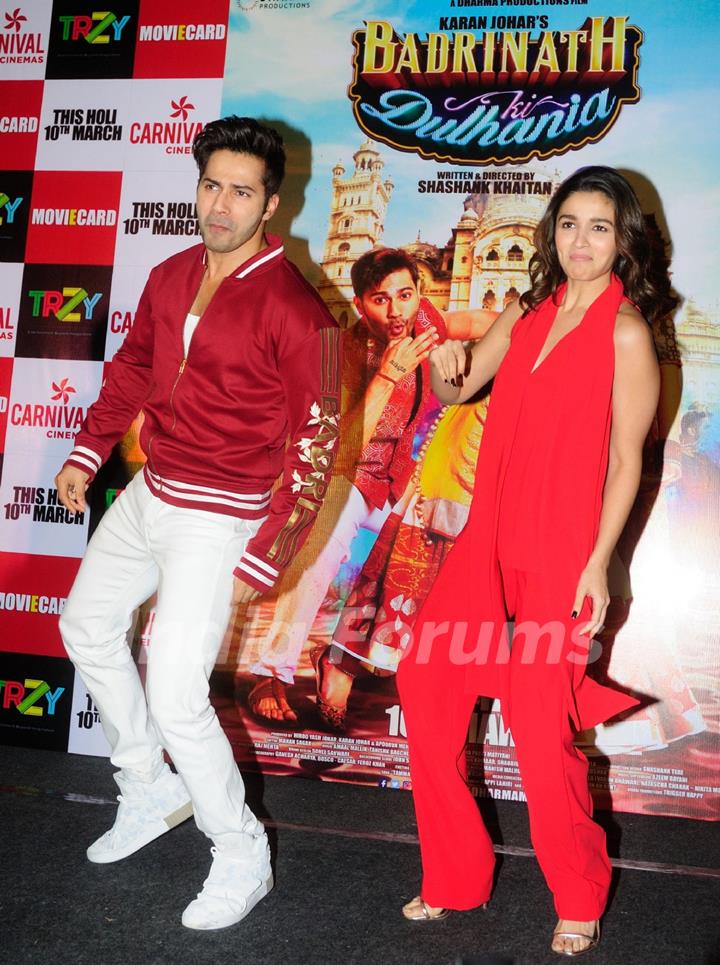 Varun Dhawan & Alia Bhatt Promote 'Badrinath Ki Dulhaniya'