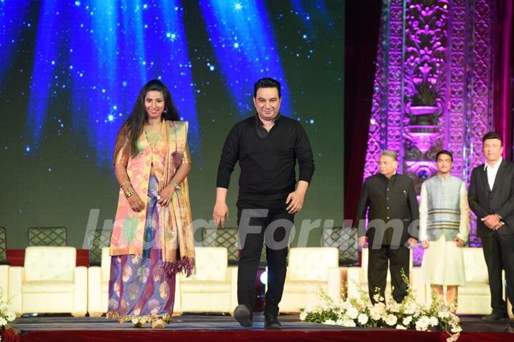 Celebs Grace Devendra Fadnavis Show at NSCI