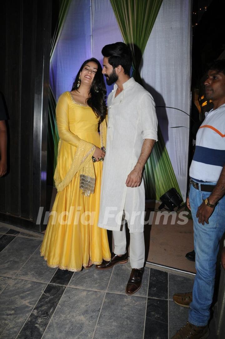 Shahid and Mira at Mandana Karimi's Wedding Bash