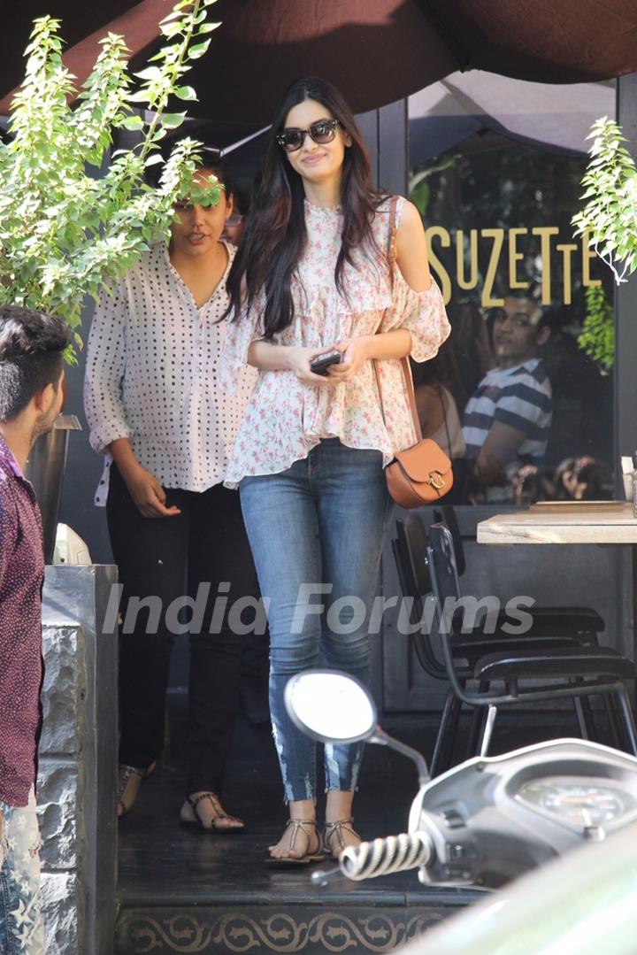 Diana Penty Snapped at Suzzette