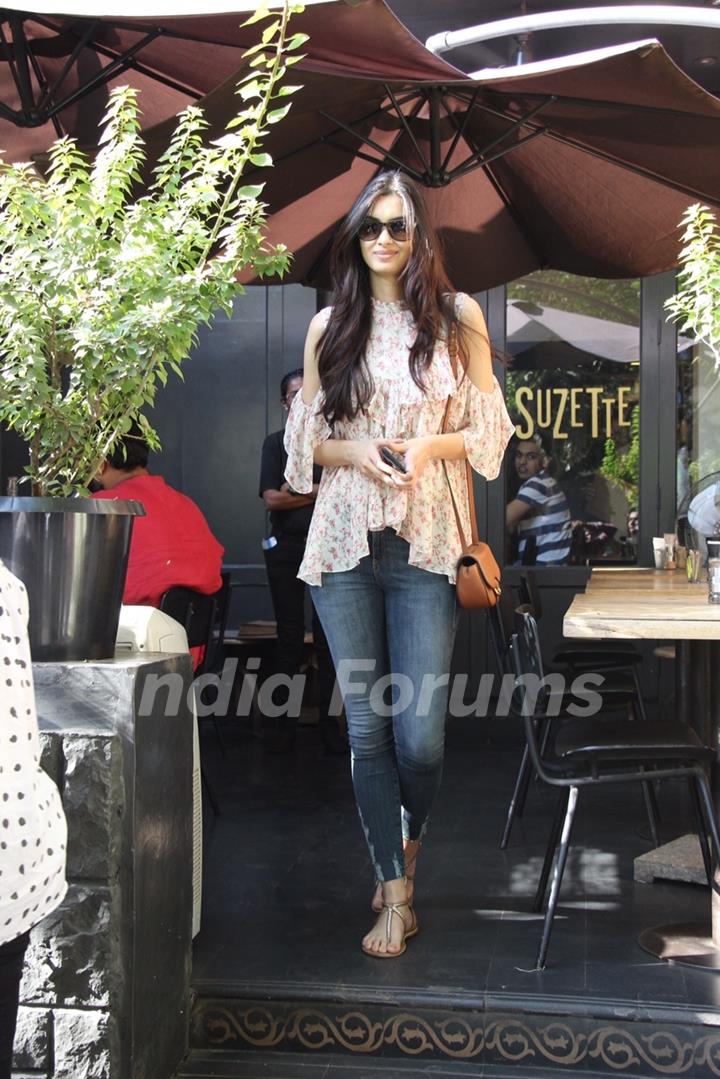 Diana Penty Snapped at Suzzette