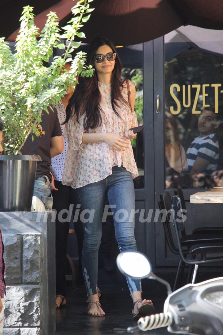 Diana Penty Snapped at Suzzette