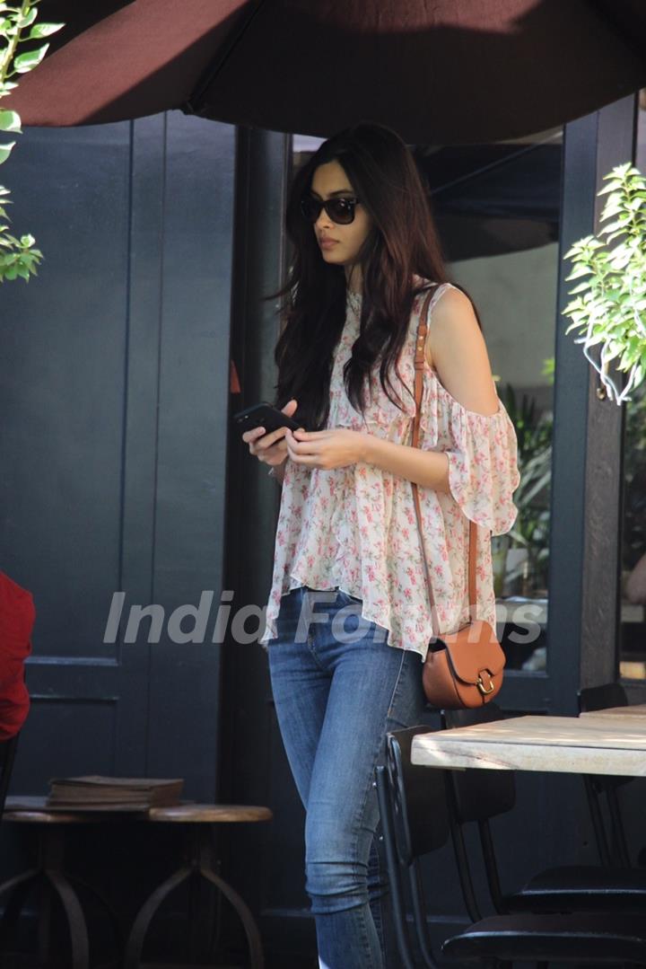 Diana Penty Snapped at Suzzette