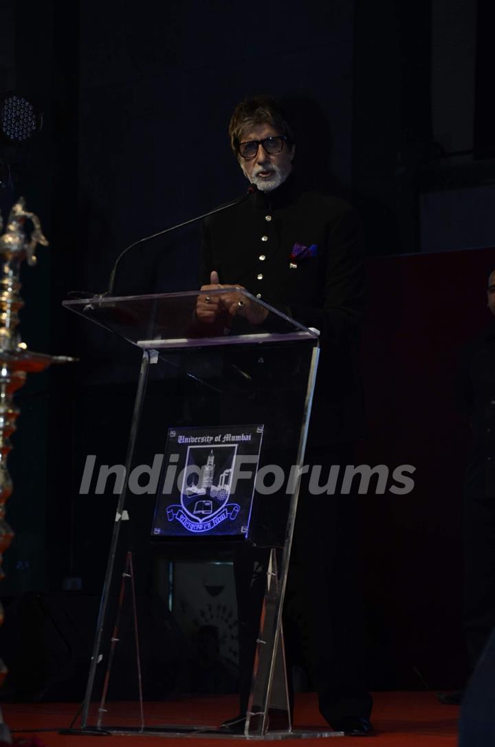 Amitabh Bachchan Launches 'Film & Entertainment' Courses