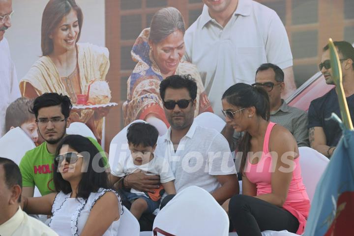 Abhishek Kapoor Snapped with son at 'Polo Match'