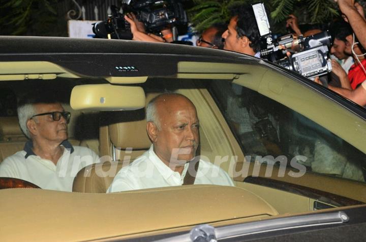 Aishwarya Rai Bachchan at her father's funeral