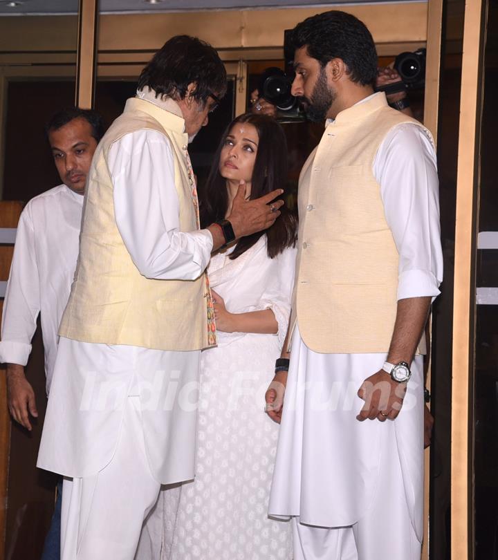 Celebs at the Prayer Meet of 'Krishnaraj Rai'