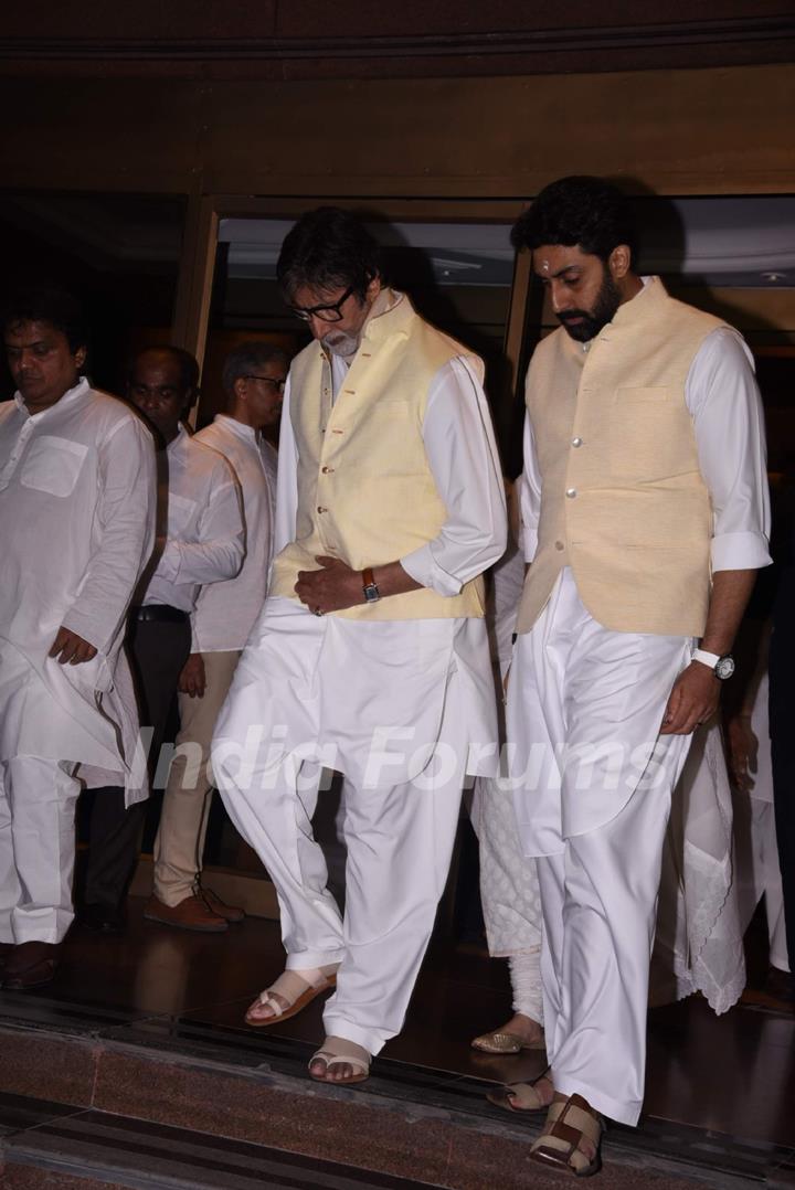 Celebs at the Prayer Meet of 'Krishnaraj Rai'