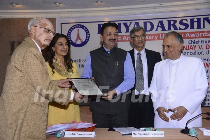 Juhi Chawla at 'Priyadarshini Award'