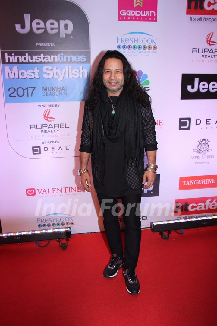 Kailash Kher attends 'HT STYLE AWARDS 2017'