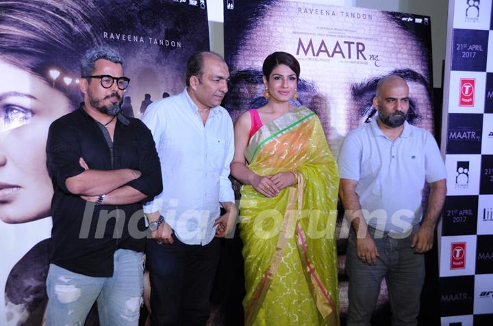 Raveena Tandon Promotes her film 'Maatr'