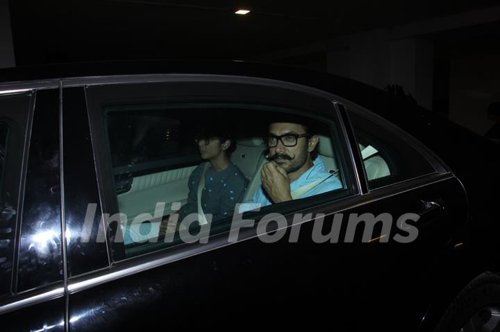 Aamir Khan snapped at Karan Johar's home!