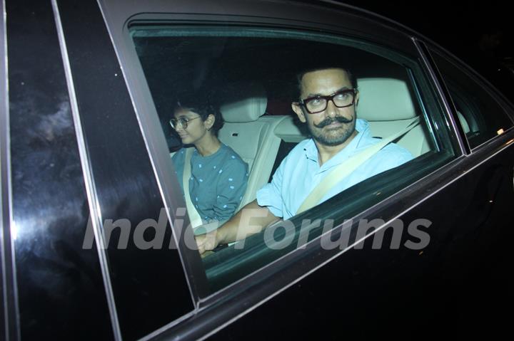 Aamir Khan snapped at Karan Johar's home!