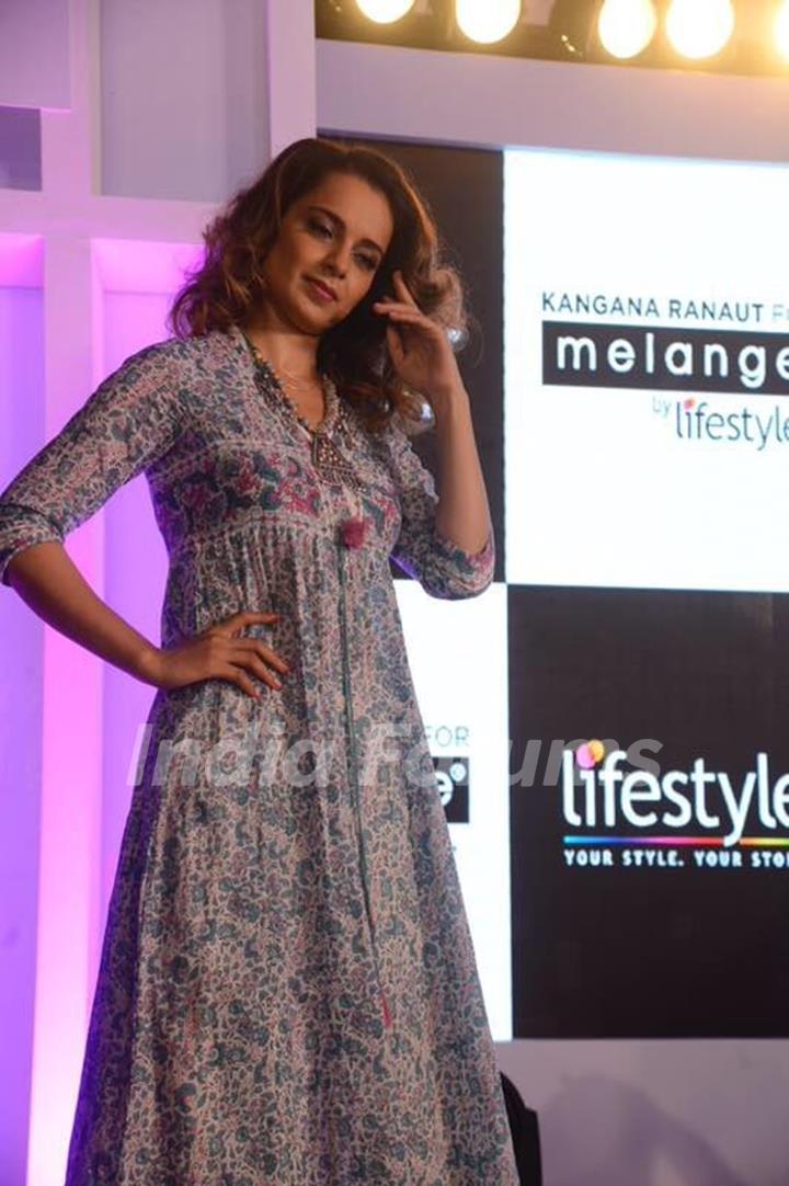 Kangana Ranaut launches new collection of Melange by Lifestyle