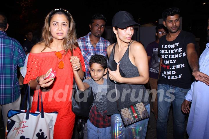 Malaika Arora Khan and Amrita Arora snapped!