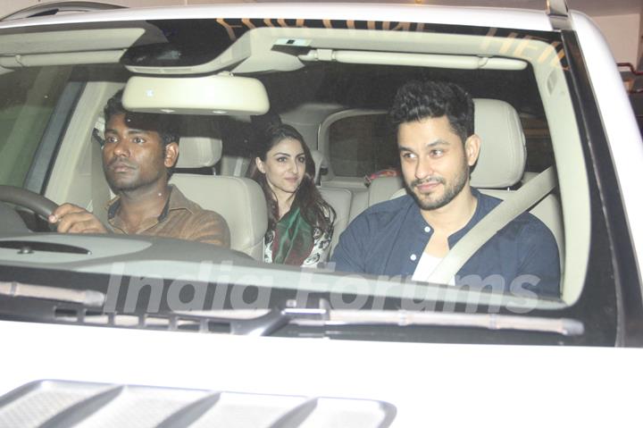 Soha Ali Khan and Kunal Khemu attend Kareena Kapoor's Bash