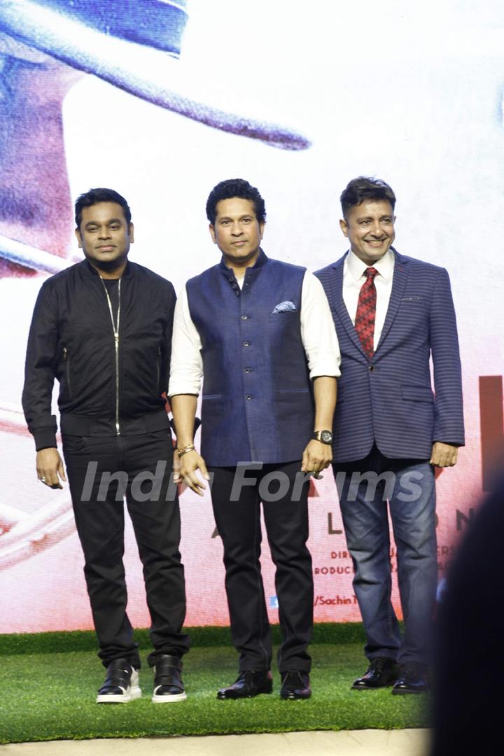 Launch of Sachin Anthem of film 'Sachin: A Billion Dreams'