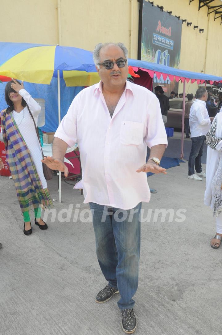 A R Rahman, Sridevi and Boney Kapoor snapped at Sa Re Ga Ma Lil Champs