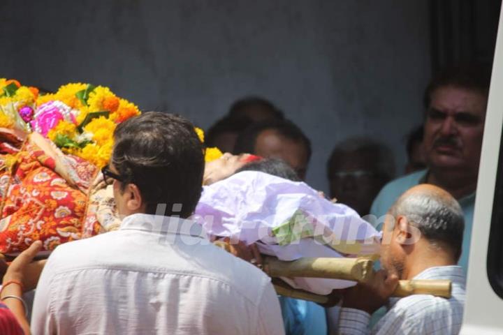 Reema Lagoo Funeral Pictures