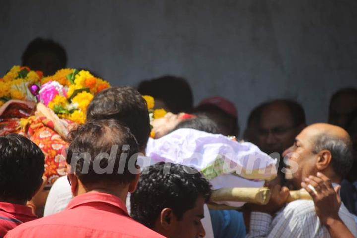 Reema Lagoo Funeral Pictures