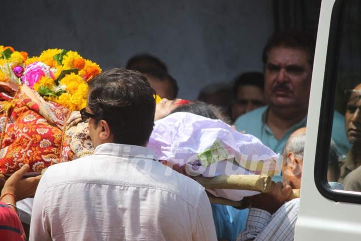 Reema Lagoo Funeral Pictures