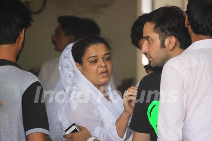 Reema Lagoo Funeral Pictures