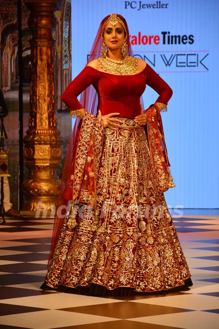 Sridevi at Bangalore Times Fashion Week