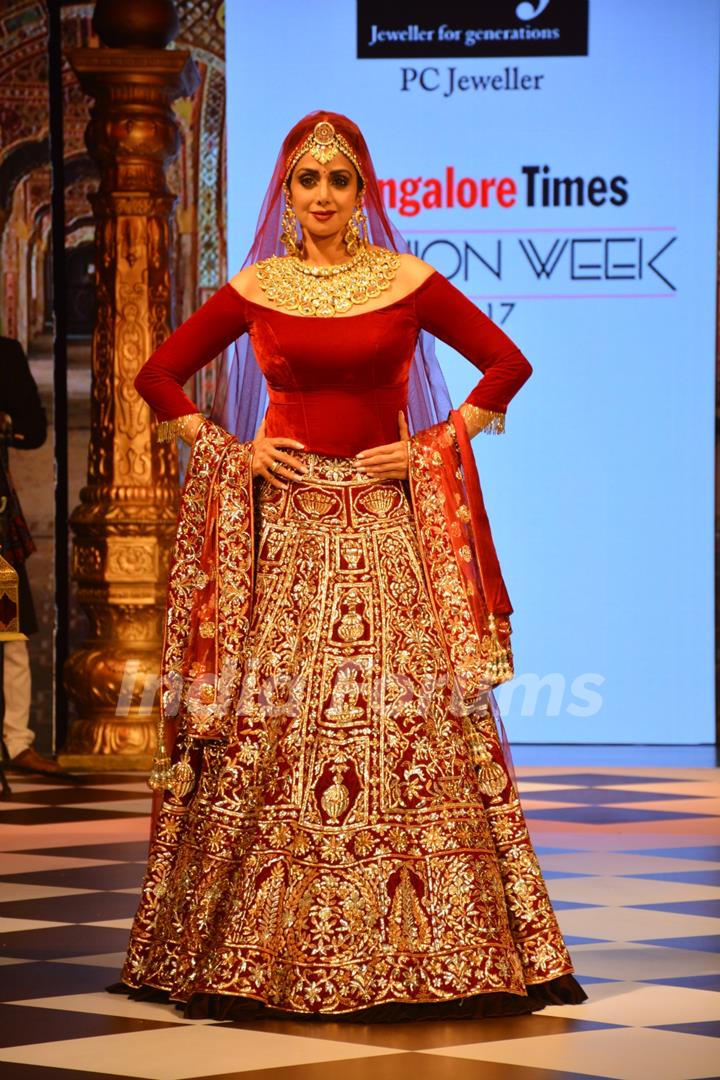 Sridevi at Bangalore Times Fashion Week