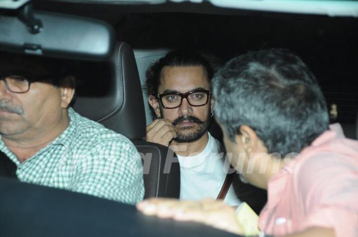 Aamir Kapoor plays with his mustache