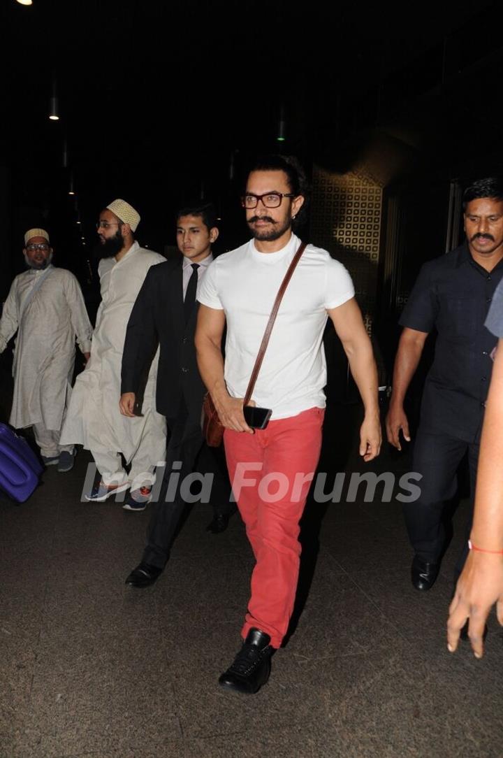 Aamir-Anil-Katrina snapped at the Airport