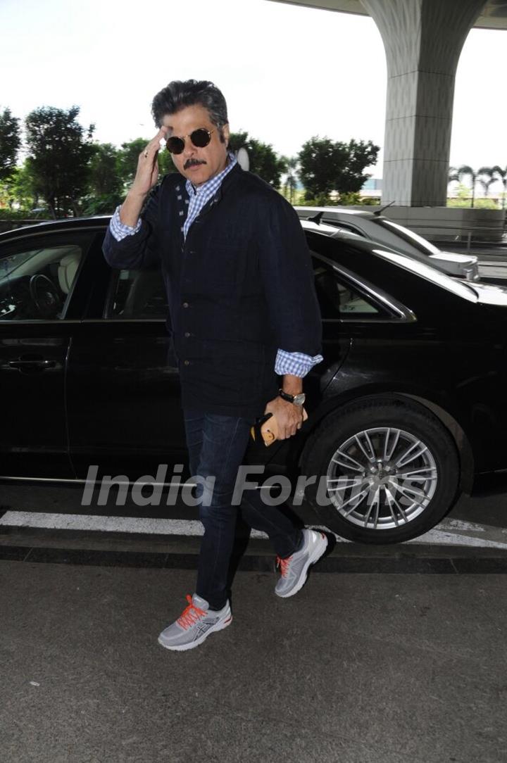 Aamir-Anil-Katrina snapped at the Airport