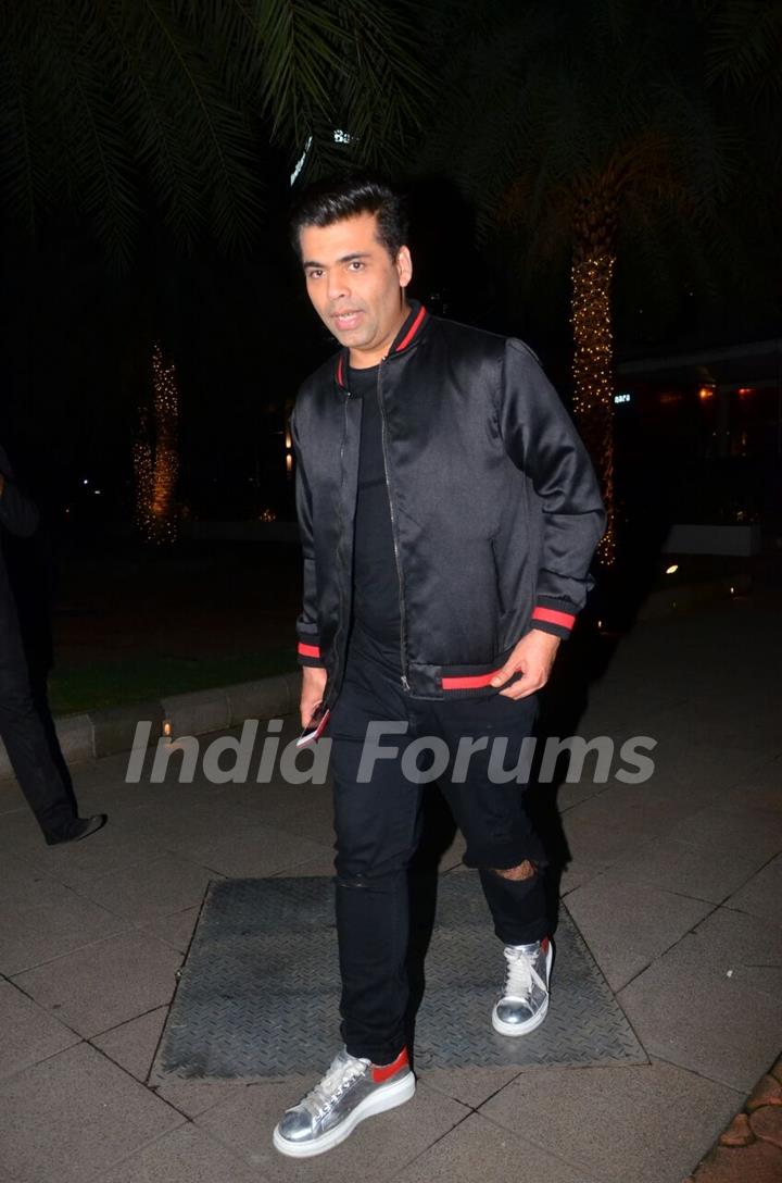 Karan Johar snapped post Dinner