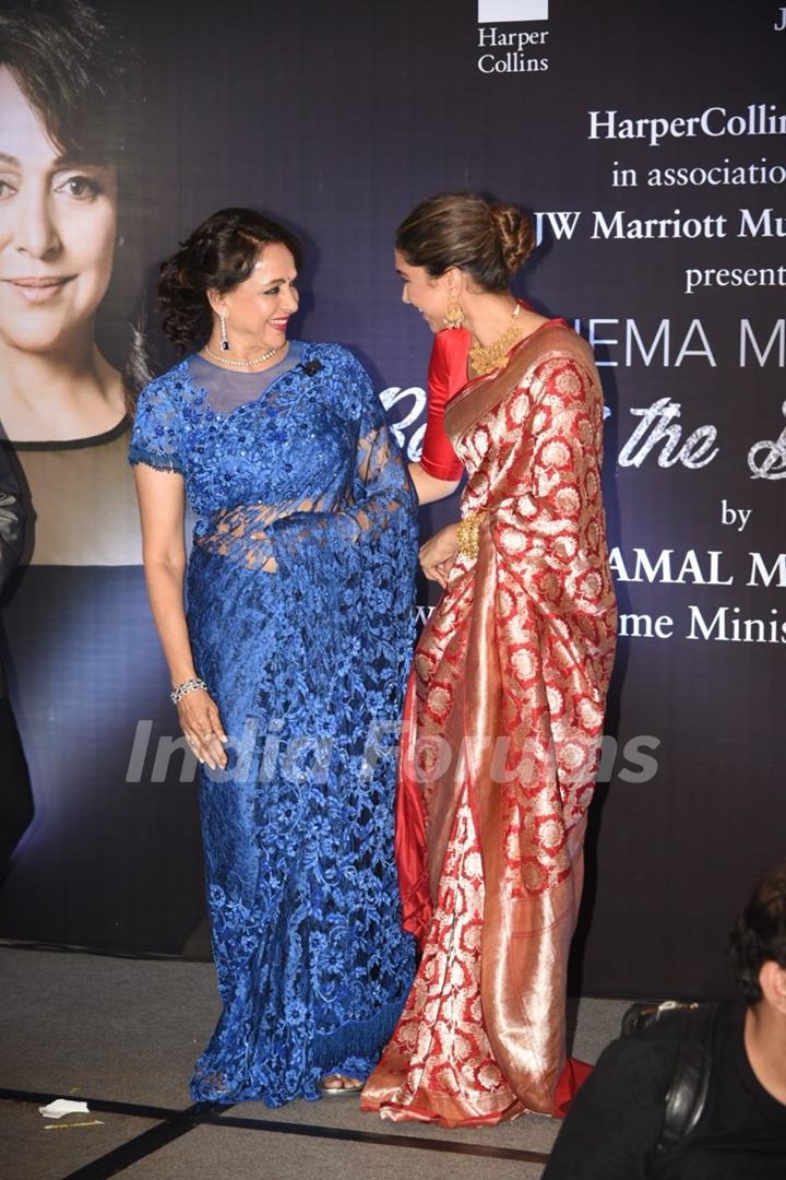 Deepika Padukone - Hema Malini bond at her book launch