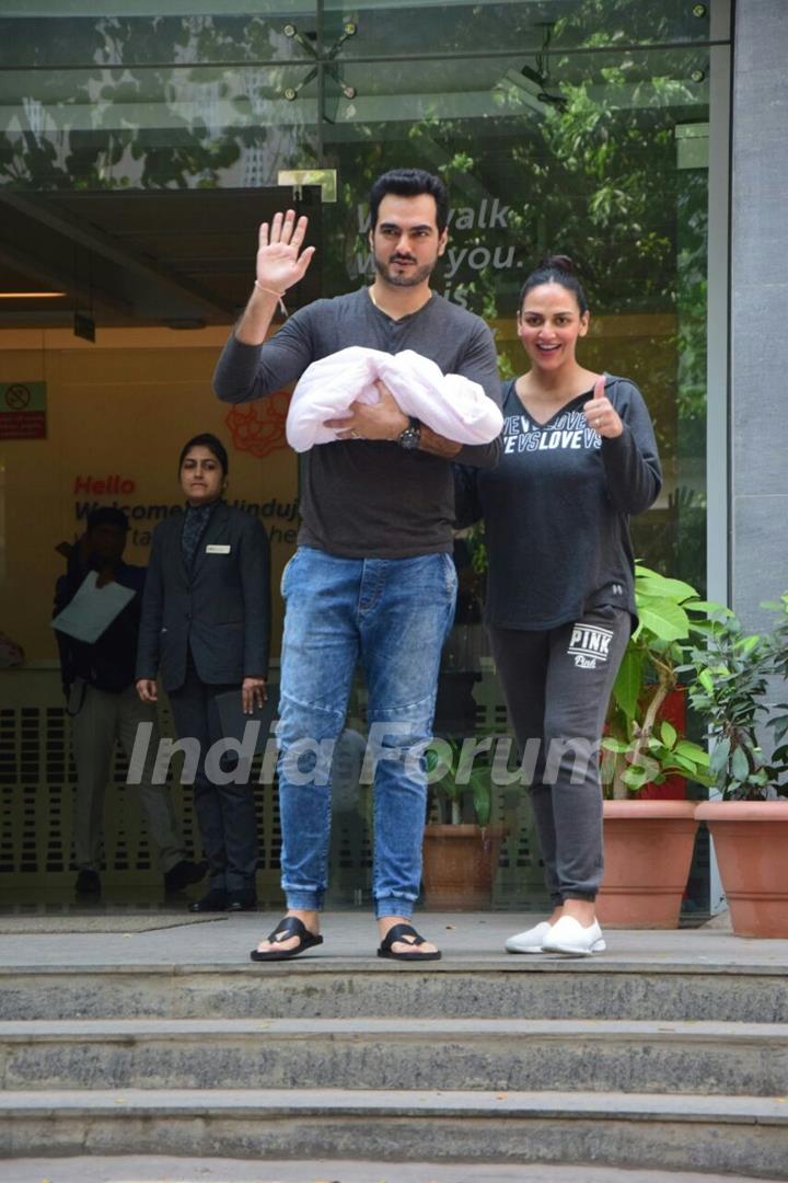 Esha Deol with her Baby Girl