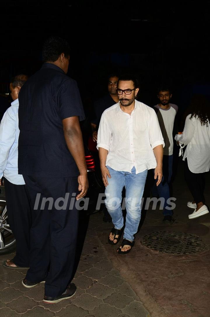 Aamir Khan at the prayer meet