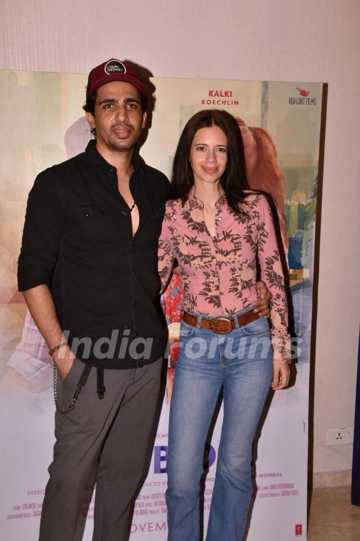 Kalki Koechlin with Gulshan Devaiah at the screening of her film