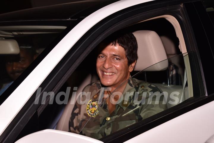 Chunky Pandey at Ittefaq Screening