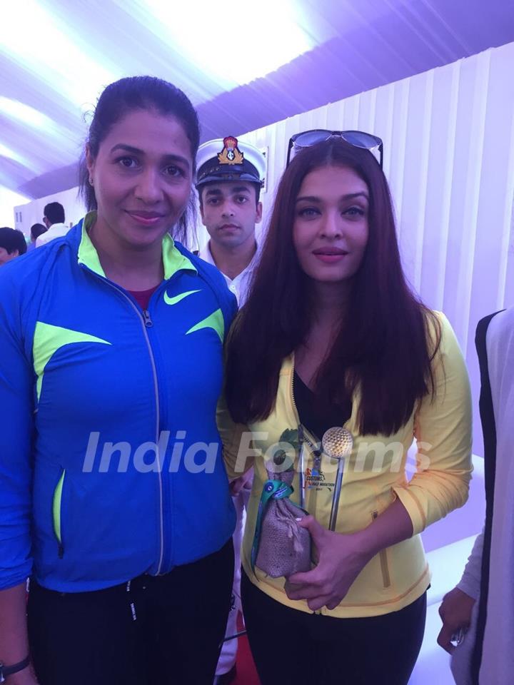 Aishwarya Rai Bachchan at Morning Marathon