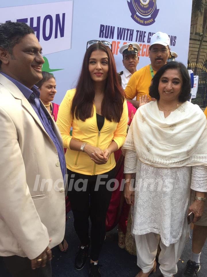 Aishwarya Rai Bachchan at Morning Marathon