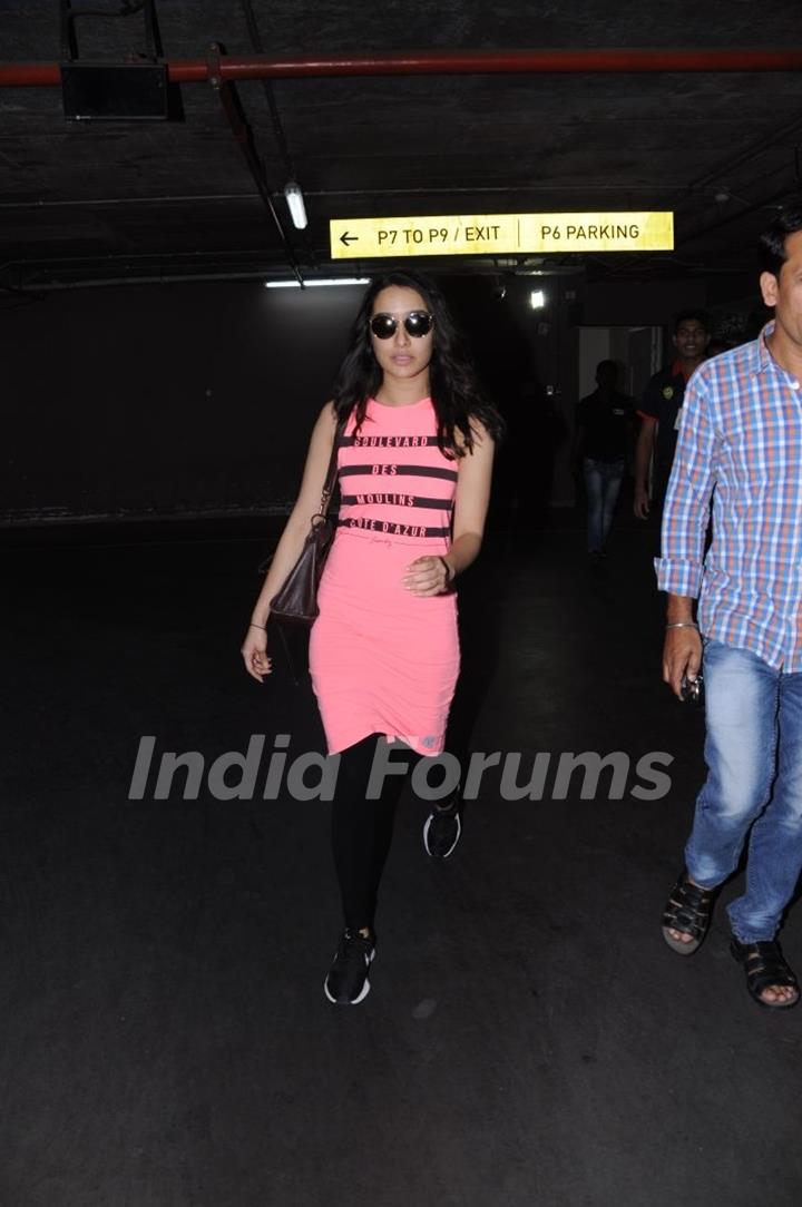 Shraddha's sporty yet appealing look