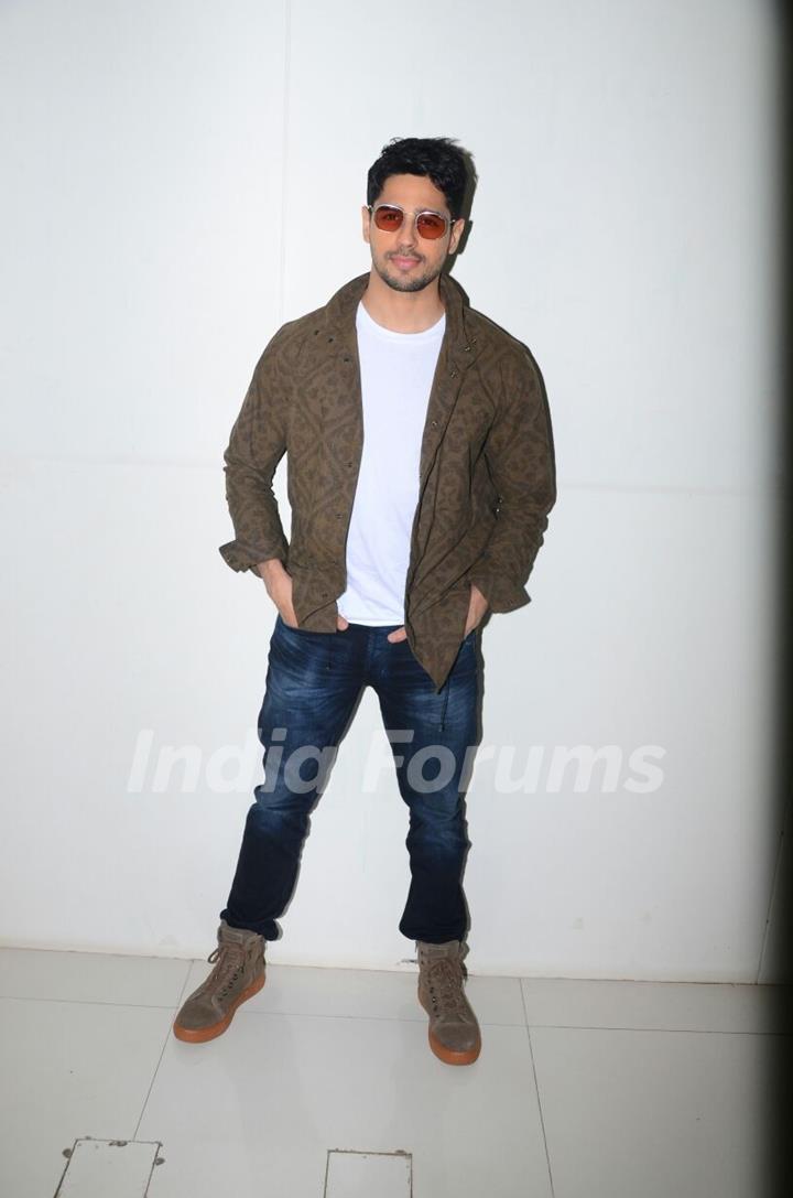 Sidharth strikes a pose