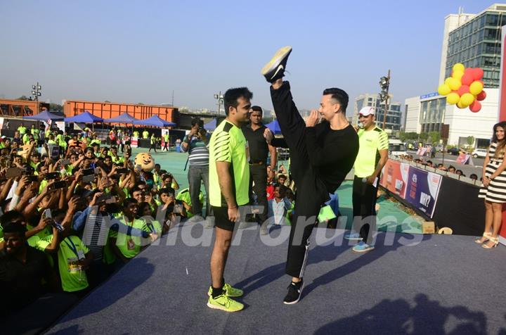 Tiger Shroff shows off his skills