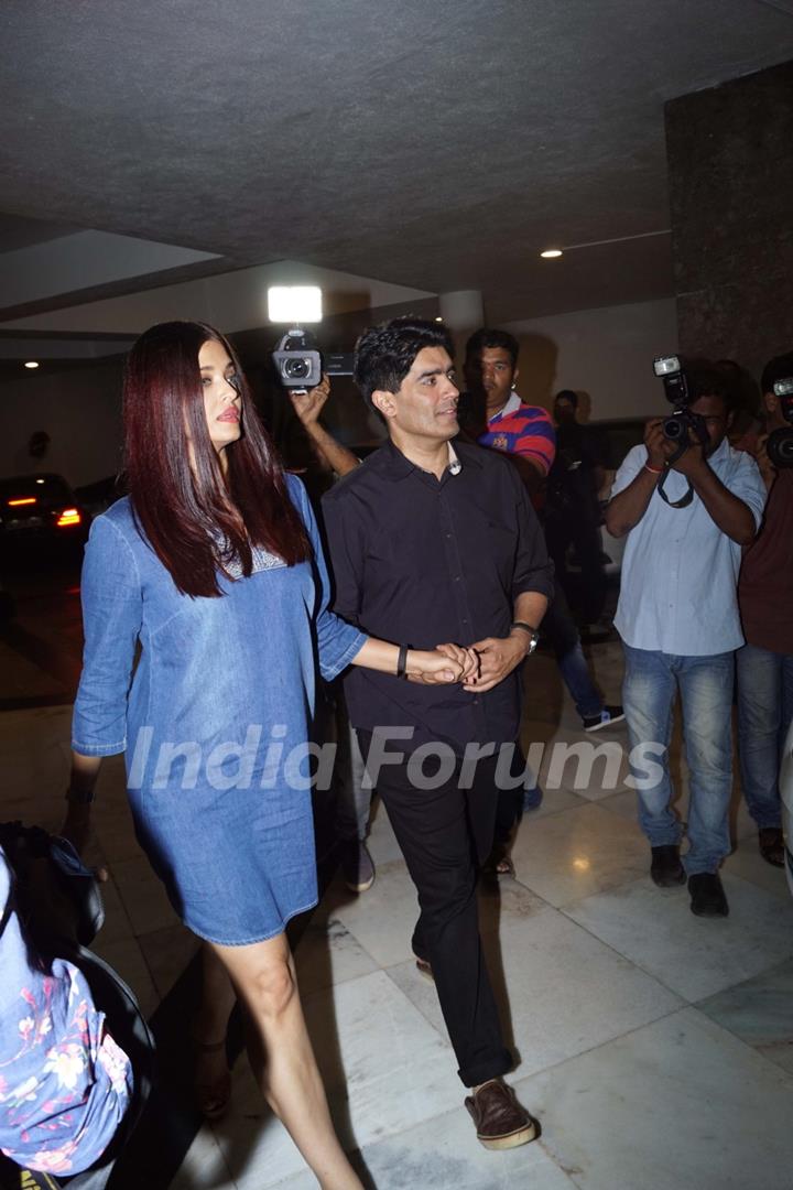 Aishwarya and Manish Malhotra