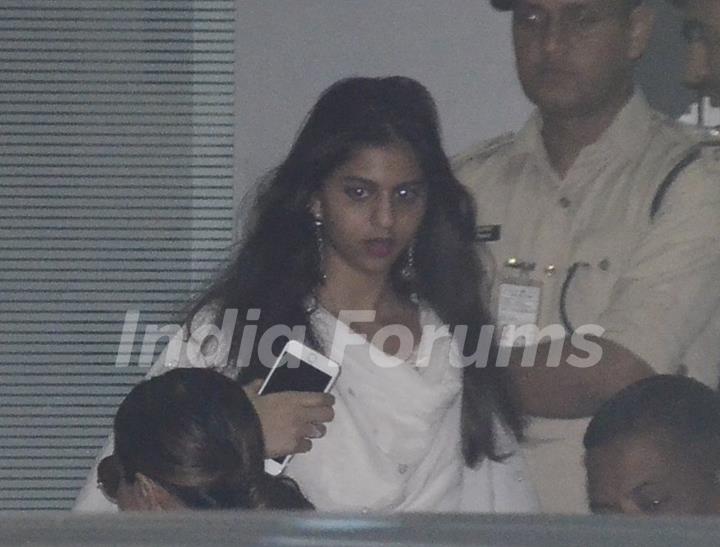 Suhana dressed in white