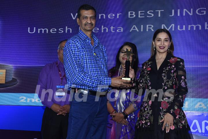 Madhuri Dixit receives an award