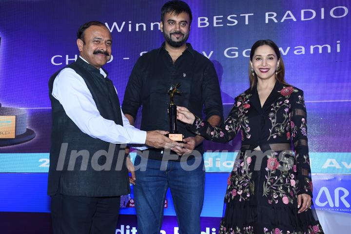 Madhuri Dixit receives an award