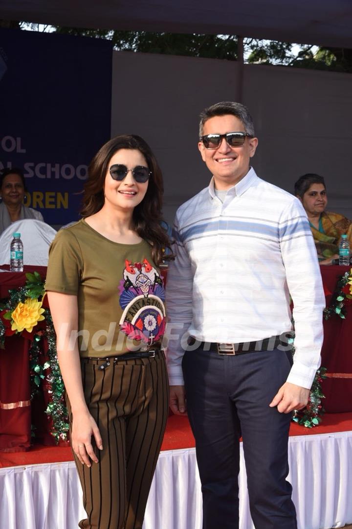 Alia Bhatt at her school for special children’s sports meet