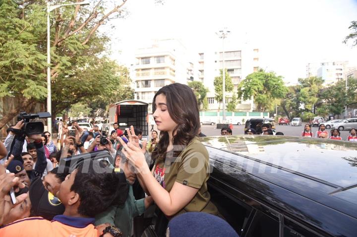 Alia Bhatt at her school for special children’s sports meet