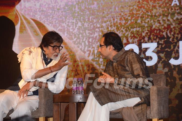 Amitabh Bachchan at Thackerey film launch