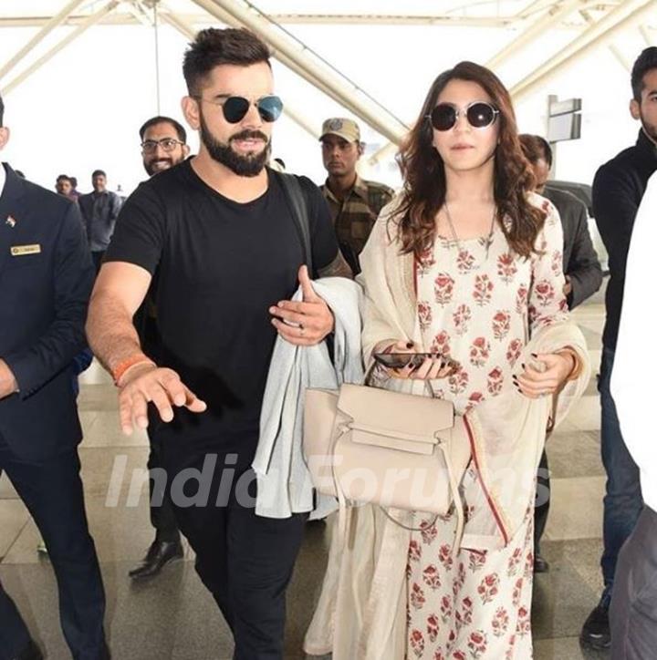 Virat protecting his girl